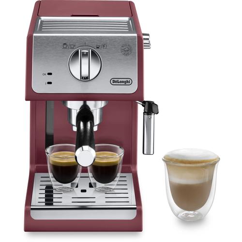 „DE’LONGHI Siebträgermaschine „“Active Line ECP 33.21.R““ Kaffeemaschinen 1100 Watt, 15 Bar Gr. 2 Tasse(n), rot (passion red) Kaffeemaschinen“