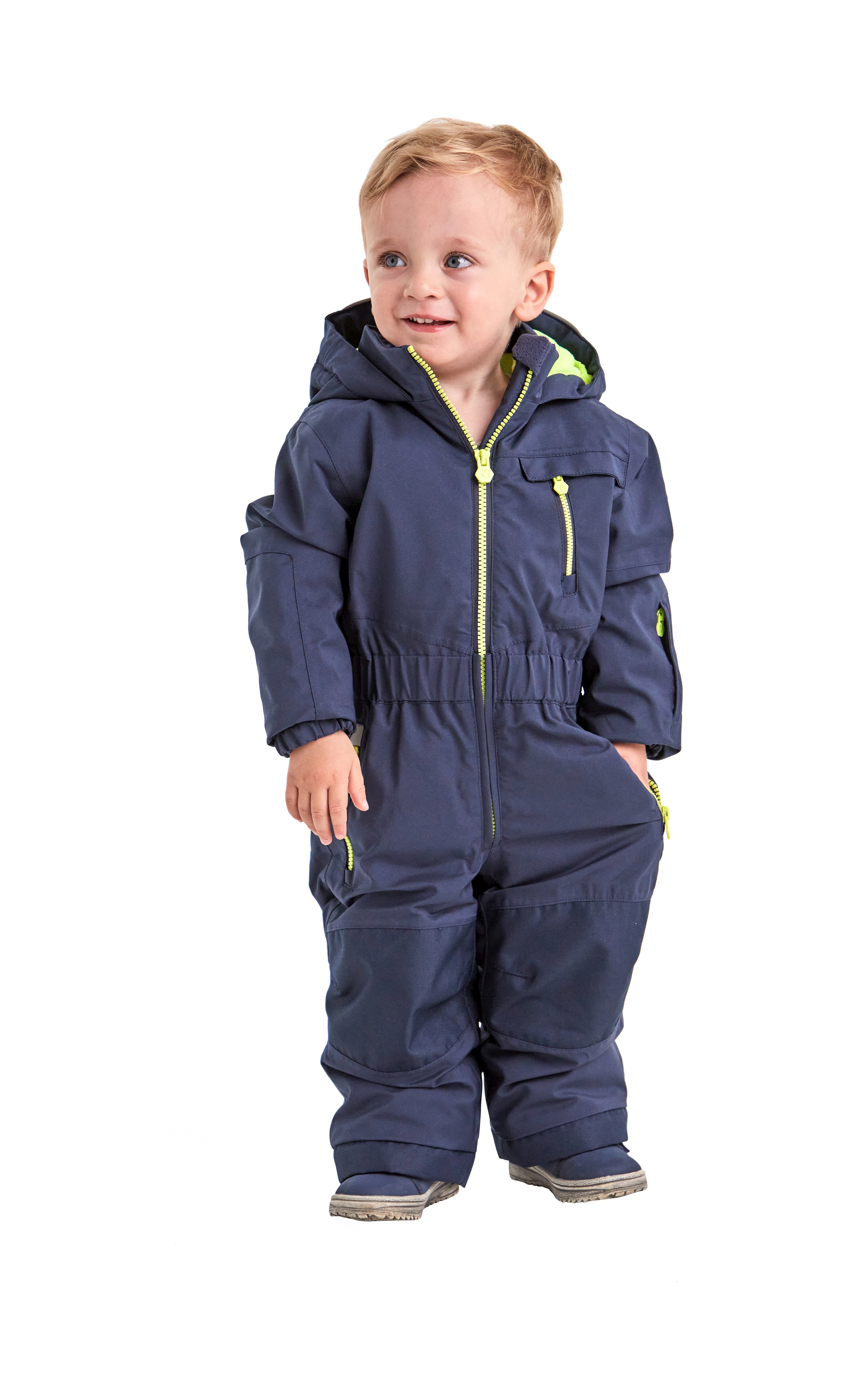 Skianzug KILLTEC "KW 102 MNS ONPC", Kinder, Gr. 110/116, blau (navy), Oberstoff: 100% Polyester, Futter: 100% Polyester, Füllung: 100% Polyester, Sportanzüge, Skioverall: wind-u wasserdicht, Fleecefutter, verlängerbar Image