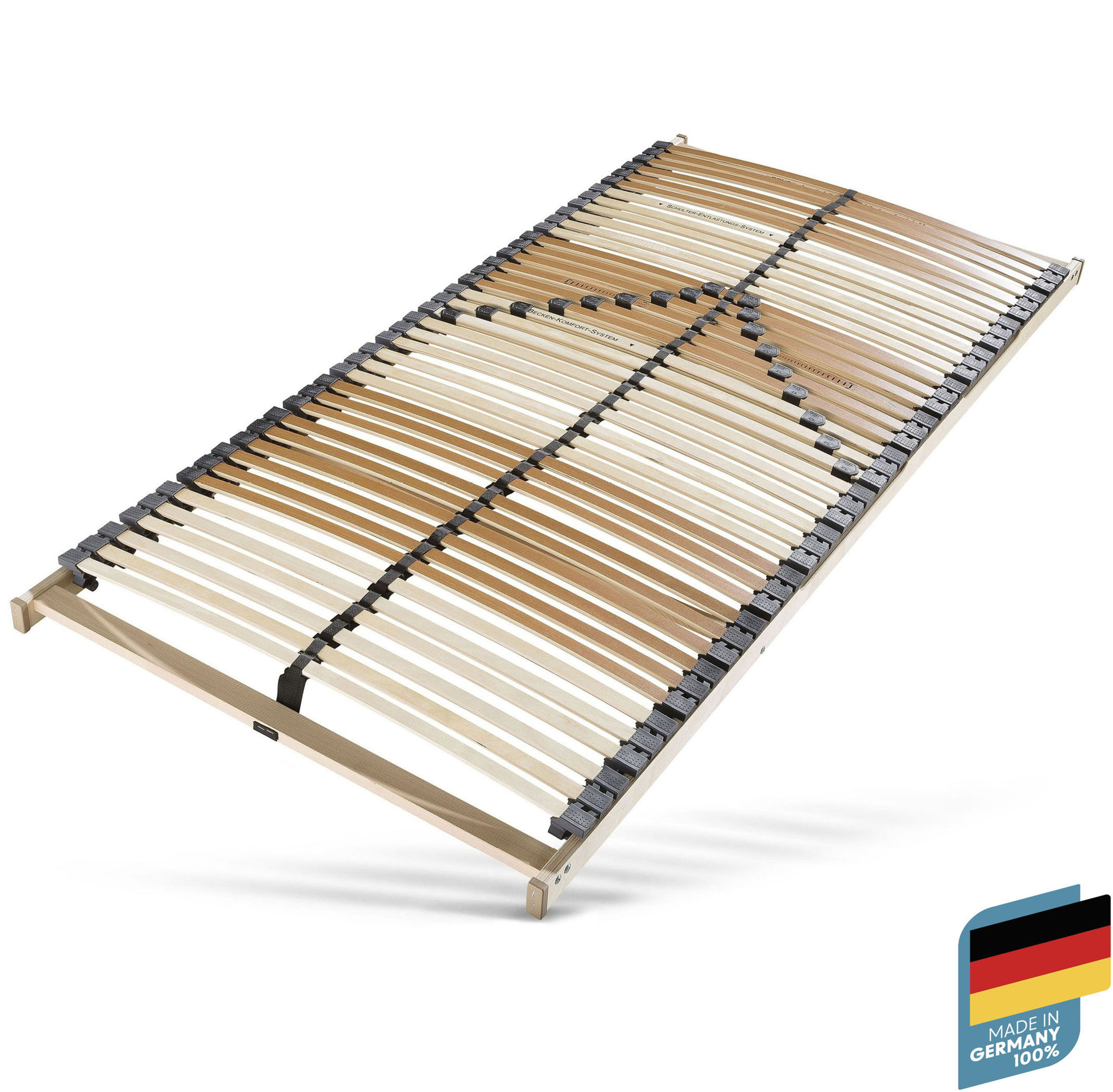 Lattenrost BECO "Comfort Lux", braun, B:140cm H:8cm L:200cm, Lattenroste, Lattenrost