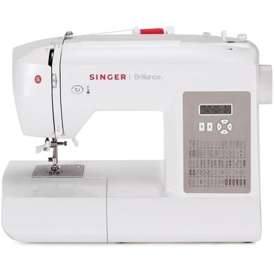 SINGER Computer-Nähmaschine "Brilliance 6180", weiß, B:37,6cm H:30,1cm T:19,7cm, Nähmaschinen