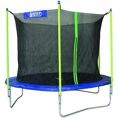 "Gartentrampolin BEST SPORTING ""Sports 366"" Trampoline Gr. Ø 366 cm, blau (schwarz, blau) Kinder Trampoline inkl. Netz, faltbar"