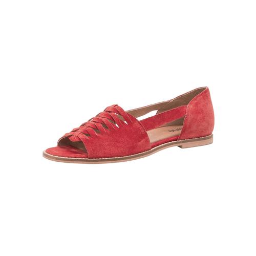Ballerina HEINE Gr. 41, rot Damen Schuhe Ballerinas