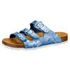 Pantolette LICO "Pantolette Bioline Lady Power", Gr. 41, blau, Synthetik, Schuhe, Topseller