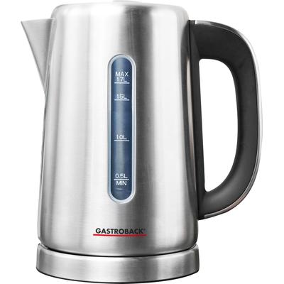 GASTROBACK Wasserkocher "42441 Design Express", silber (edelstahlfarben), B:23cm H:24,5cm T:15cm, Wasserkocher