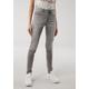 5-Pocket-Jeans KANGAROOS "SUPER SKINNY HIGH RISE" Gr. 50, N-Gr, grau (light, grey, used) Damen Jeans 5-Pocket-Jeans Röhrenjeans