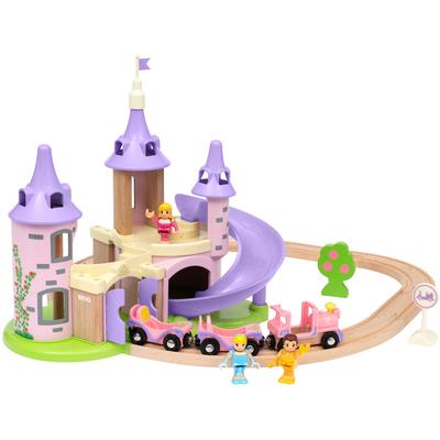 Spielzeug-Eisenbahn BRIO "Disney Princess Traumschloss Set" Spielzeugfahrzeuge bunt Kinder Ab 3-5 Jahren