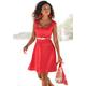 Sommerkleid BEACHTIME Gr. 40, N-Gr, rot Damen Kleider Strandkleider