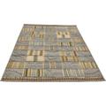 Teppich GINO FALCONE "Outdoor-Africa 40" Teppiche Gr. B/L: 80 cm x 165 cm, 5 mm, 1 St., grau Esszimmerteppiche