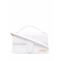Le Grand Bambino Leather Top Handle Bag - White - Jacquemus Totes
