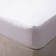 Brushed Cotton White 15" Small Double Fitted Sheet