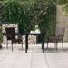 vidaXL Patio Dining Set Outdoor Dining Set Table and Chair Set for Garden