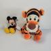 Disney Toys | Disney Small Tigger (9") And Very Small Mickey By Applause | Color: Orange/Red | Size: Osbb