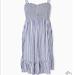 Torrid Dresses | Nwt - Torrid 0/12 - Blue/White Stripe Sweetheart Challis Dress | Color: Blue/White | Size: 12