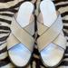 Coach Shoes | Coach Sandal | Color: Silver/White | Size: 11