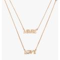 Kate Spade Jewelry | Kate Spade Spell It Out ‘More Love’ Pendant Necklace | Color: Gold | Size: Os