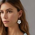 Urban Outfitters Jewelry | Cute Silver And Blue Flower Earrings By Uo | Color: Blue/Silver | Size: Os