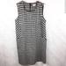Anthropologie Dresses | Anthropologie Mo:Vint Checkered Sleeveless Dress M | Color: Black/White | Size: M