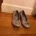 Michael Kors Shoes | Michael Kors Ballerina Slippers | Color: Gray/Silver | Size: 1bb
