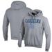 Men's Champion Gray North Carolina Tar Heels Baseball Stack Pullover Hoodie