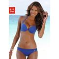 Push-Up-Bikini-Top BUFFALO "Happy" Gr. 44, Cup D, blau Damen Bikini-Oberteile Ocean Blue