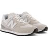 Sneaker NEW BALANCE "ML574 Core", Gr. 40,5, beige (hellbeige, weiß), Leder, Textil, sportlich, Schuhe