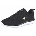 Sneaker KANGAROOS "Bumpy" Gr. 42, schwarz (jet, black) Schuhe Damenschuh Sneaker low Bestseller