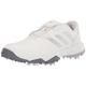 adidas JR CODECHAOS 22 BOA Golf Shoe, FTWR White/Silver Met./Grey Two, 4.5 US Unisex Big Kid