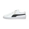 Sneaker PUMA "Basket Classic XXI Sneaker Erwachsene", Gr. 37.5, schwarz-weiß (weiß schwarz), Obermaterial: Leder; Futter: Textil; Innensohle: Textil; Laufsohle: Gummi, Schuhe