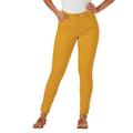 K Jordan High-Rise Colored Skinny Jean (Size 24W) Honey, Cotton,Spandex