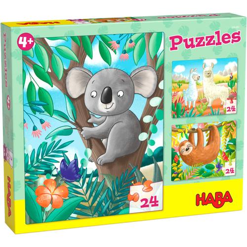 HABA Puzzles Koala,Faultier & Co, bunt