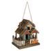 Sunset Vista Designs 094683 - 9" Brown Lake Front Cottage Bird House