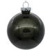 Vickerman 671054 - 3" Gunmetal Glitter Clear Ball Christmas Tree Ornament (12 pack) (N210884)