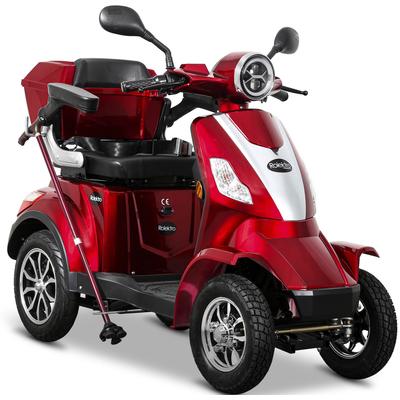 Elektromobil ROLEKTRO "E-Quad 15, Blei-Gel-Akku", rot, ElektromobileB:84cm H:118cm L:156cm, B:84cm H:118cm L:156cm