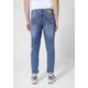 Regular-fit-Jeans STREET ONE MEN Gr. 31, Länge 34, blau (clear blue random wash) Herren Jeans 5-Pocket-Jeans