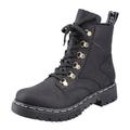 Winterboots RIEKER Gr. 39, schwarz Damen Schuhe Reißverschlussstiefeletten