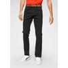 Chinohose TOM TAILOR DENIM, Herren, Gr. 33, Länge 32, schwarz, Obermaterial: 97% Baumwolle, 3% Elasthan, unifarben, casual, schmal lang, Hosen, leicht vorgewaschen