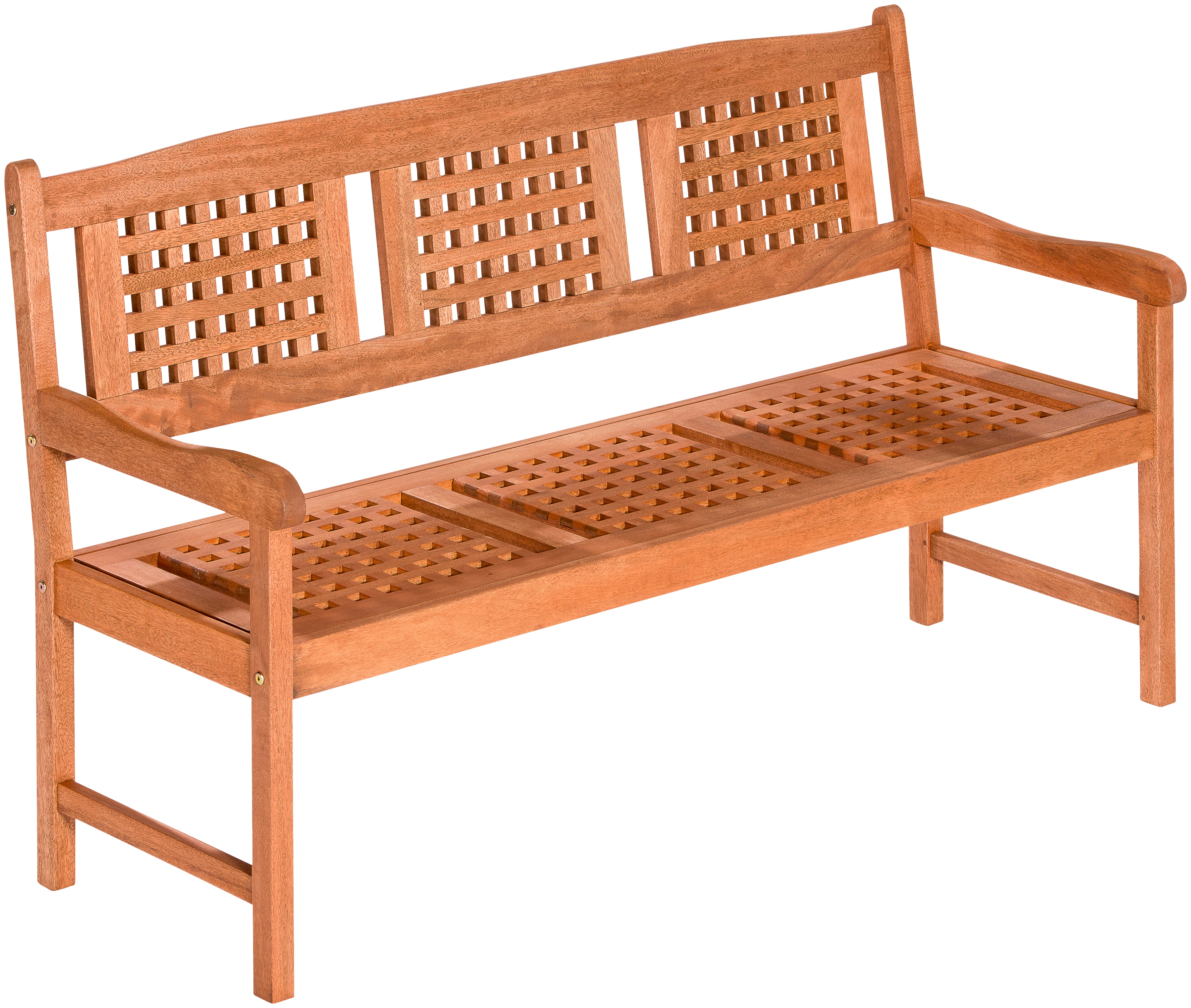 Gartenbank MERXX "Lima", braun, B:150cm H:90cm T:58cm, Holz, Sitzbänke, Gartenbank Image