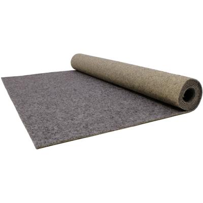 Läufer "PODIUM, Made in Belgium", grau, B:100cm H:2,6mm L:2100cm, Polypropylen (PP), PRIMAFLOR-IDEEN IN TEXTIL, Teppiche, Breite 100 cm, robuster Nadelfilz, Uni-Farben Image