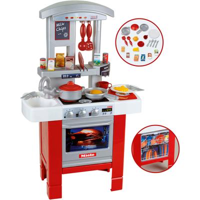 Spielküche KLEIN "Starter - Miele", rot (rot, weiß), Spielküchen, KinderB:57cm H:90cm T:27cm, Made in Germany, B:57cm H:90cm T:27cm