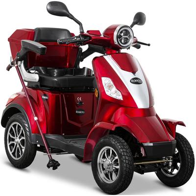 Elektromobil ROLEKTRO "Rolektro E-Quad 25 V.2, Blei-Gel-Akku", rot, ElektromobileB:84cm H:118cm L:156cm, B:84cm H:118cm L:156cm