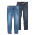 Stretch-Jeans ARIZONA "Willis" Gr. 50, N-Gr, blau (blue used und blue black used) Herren Jeans Stretch