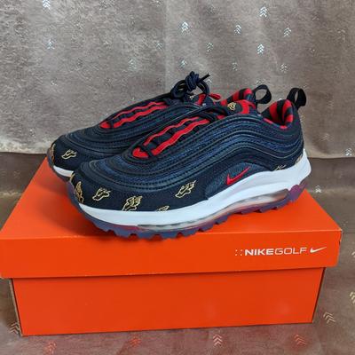 Nike Shoes | Ds Nike Air Max 97 Golf Wings | Color: Blue/Red | Size: 8