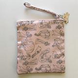 Disney Bags | Final Price Disney Princess Ink And Paint Pouch Bag Wristlet | Color: Pink/Silver | Size: Os