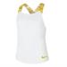Nike Shirts & Tops | Nike Girls Dri Fit Tank Top. | Color: White/Yellow | Size: Xsg