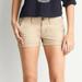 American Eagle Outfitters Shorts | American Eagle Outfitters Super Stretch X Twill Khaki Low Rise Shorts | Color: Cream/Tan | Size: 0