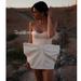 Zara Skirts | Blogger's Fave! Zara Voluminous Mini Skirt White Sz Xs Nwt | Color: White | Size: Various