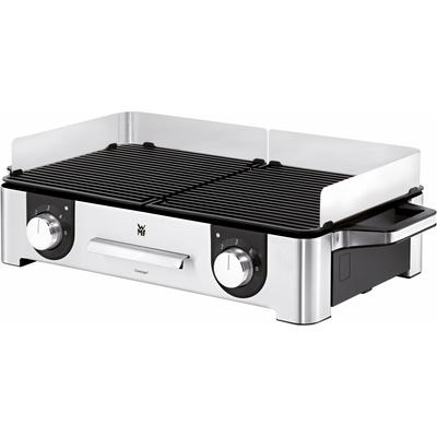 Tischgrill WMF "LONO Master-Grill", silber (silberfarben), B:50cm H:18cm T:28cm, Kontaktgrill_Standgrill_Tischgrill_Teppanyakigrill Image