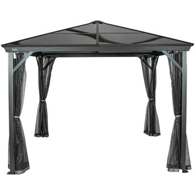 Pavillon SOJAG "Verona 10x10", grau (anthrazit), B/H/T: 298cm x 261cm x 298cm, Pavillons, BxT: 298x298 cm Image