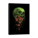 East Urban Home Vomit by Nicebleed - Wrapped Canvas Gallery-Wrapped Canvas Giclée Canvas in Black/Green/Red | 26 H x 18 W x 1.5 D in | Wayfair