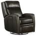 Hooker Furniture RC 28.75" Wide Genuine Leather Power Club Recliner in Black/Brown | 41.25 H x 28.75 W x 41.25 D in | Wayfair RC251-PSWGL-089